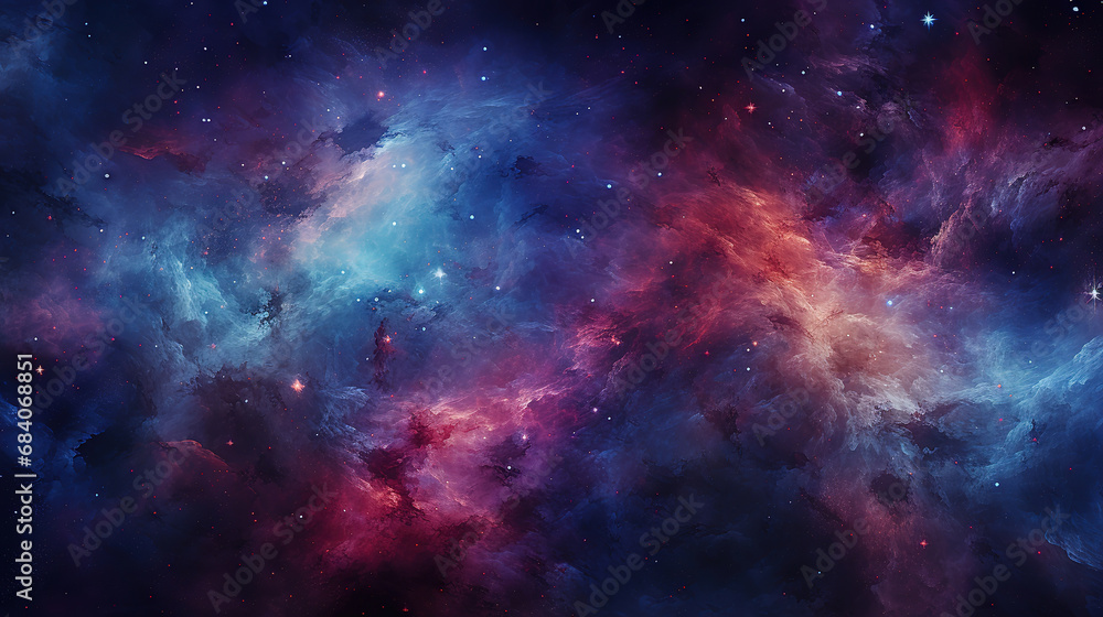 Nebula Backdrop, Bright color, ultra realistic. Generative Ai