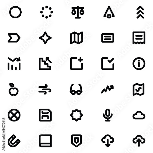 Outline icons for Mixed 