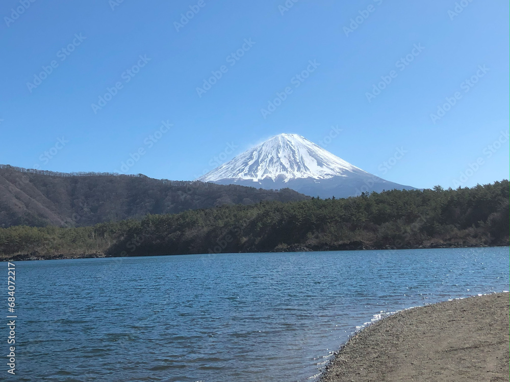 Mt.Fuji and lake