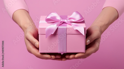 hand holding a gift box © AA