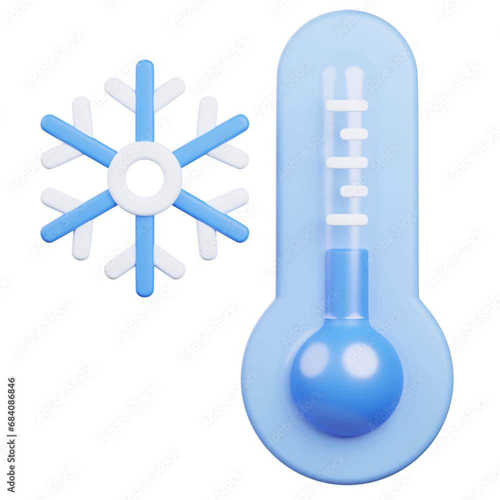 3D Render Cold Temperature Icon, illustration isolated on white background, suitable for website, mobile app, print, presentation, infographic, and other projects. 3D Render Cold Temperature Icon, illustration isolated on white background, suitable for website, mobile app, print, presentation, infographic, and other projects.