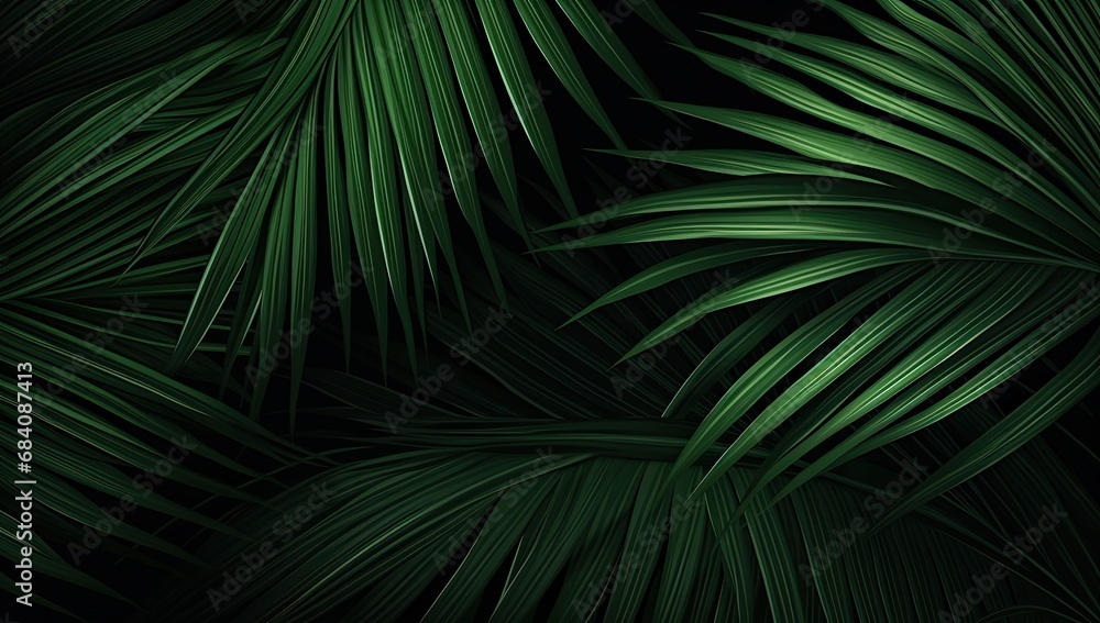 close-up of beautiful palm leaves in wild tropical palm garden close-up of beautiful palm leaves in wild tropical palm garden
