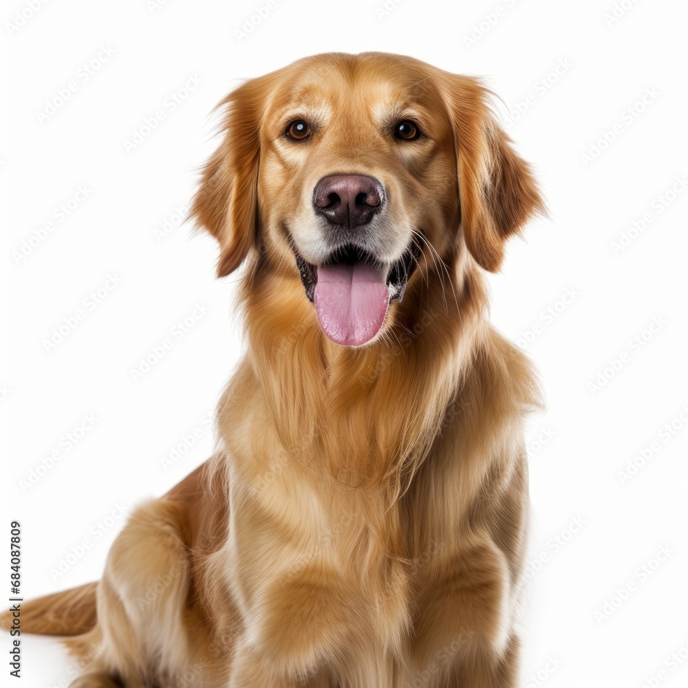 golden retriever dog, Generative AI 
