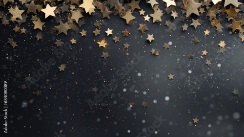 christmas background with snow flakes