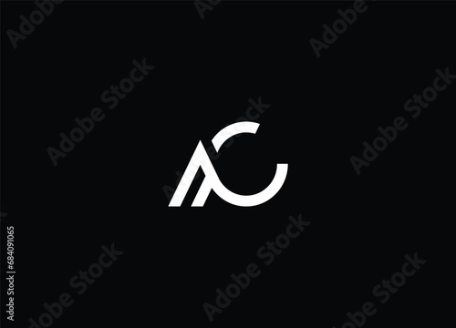 Creative Letter AC Logo Design Vector Template