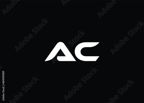 Creative Letter AC Logo Design Vector Template