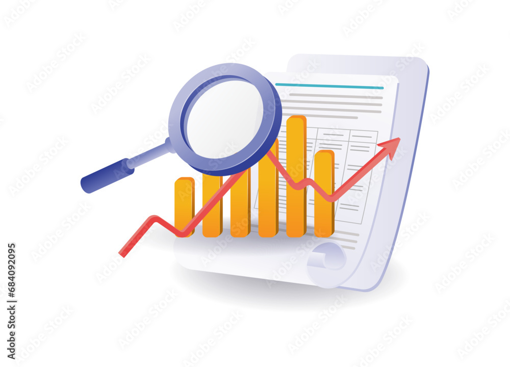 Investment business evaluation sheet infographic concept Investment business evaluation sheet infographic concept