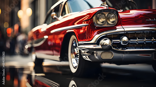 vintage car headlight © Trevor