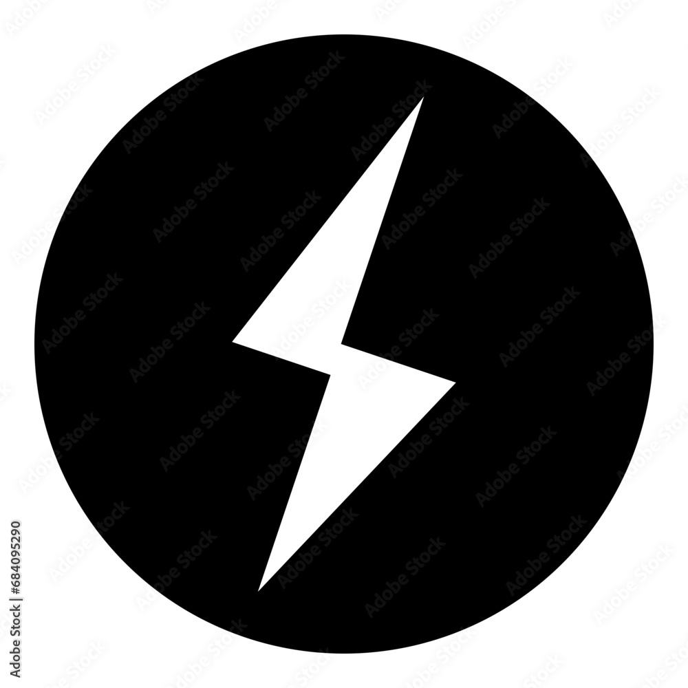 Lightning Bolt Flash Vector Icon Lightning Bolt Flash Vector Icon