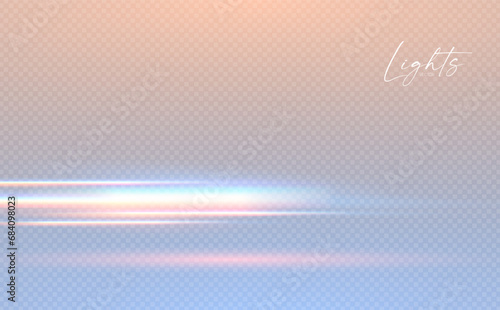 Rainbow light effect. Dispersion of beam. Sun light effect for immersion in atmosphere.