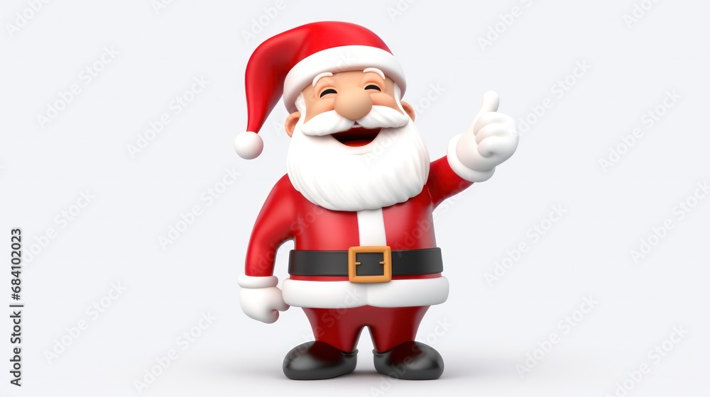 santa claus with thumbs up gesture santa claus with thumbs up gesture