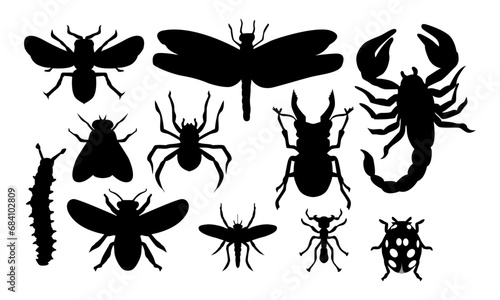 ALL INSECTS SILHOUETTES & VECTOR COLLECTION © Irfan