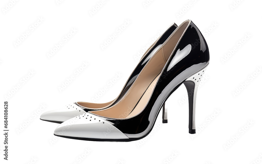 A Realistic Image Showcase of High Heels on White or PNG Transparent Background A Realistic Image Showcase of High Heels on White or PNG Transparent Background