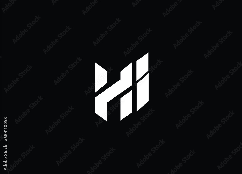 Creative Letters HI Logo Design Vector Template Creative Letters HI Logo Design Vector Template