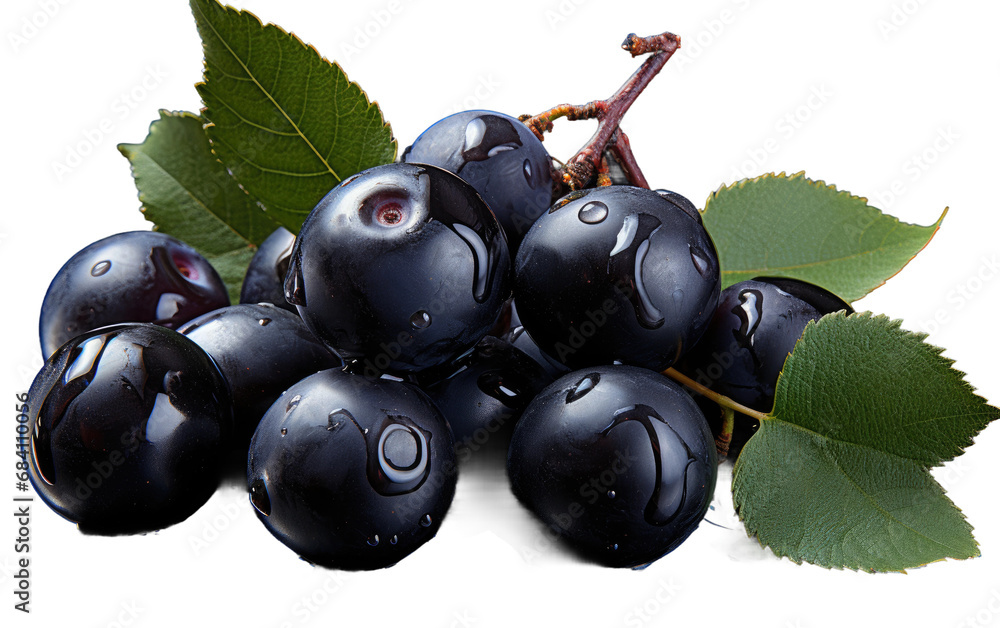 Sculpted by Nature Realistic Image Showcase of Jabuticaba on White or ...