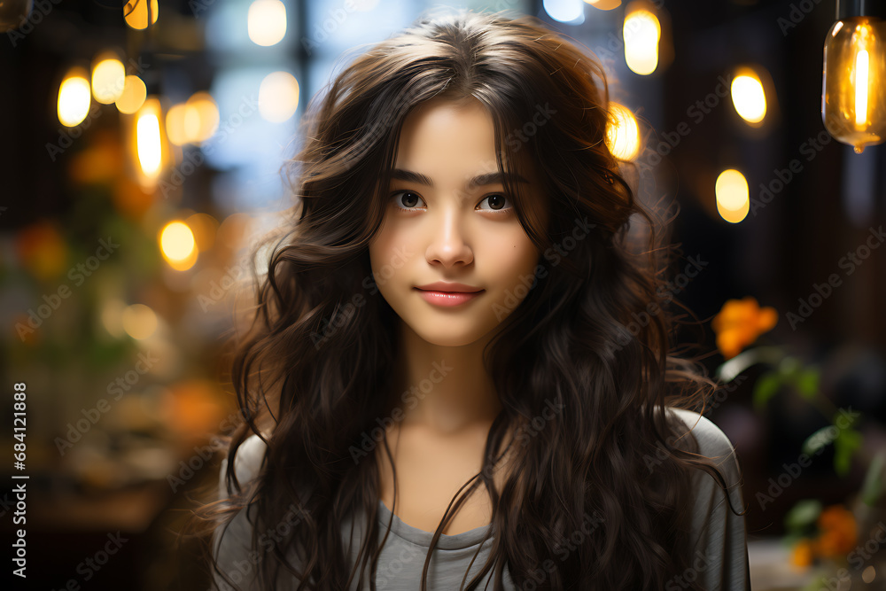 portrait photo of a beautiful girl portrait photo of a beautiful girl