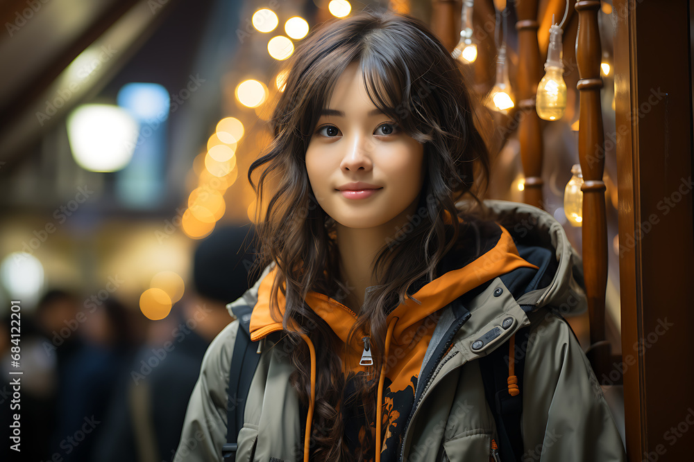 Gorgeous portrait captures the essence of a beautiful girl, radiating charm and elegance. Gorgeous portrait captures the essence of a beautiful girl, radiating charm and elegance.