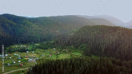 village view from the top of the mountain