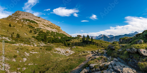 Autumn mountain tour on the Hoher Ifen in the Kleinwalsertal Allgau Alps