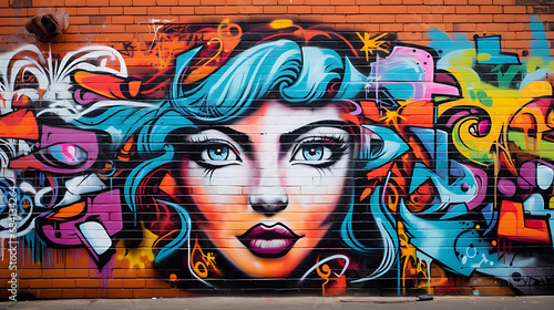 Graffiti art in an urban setting © NexGenVisions