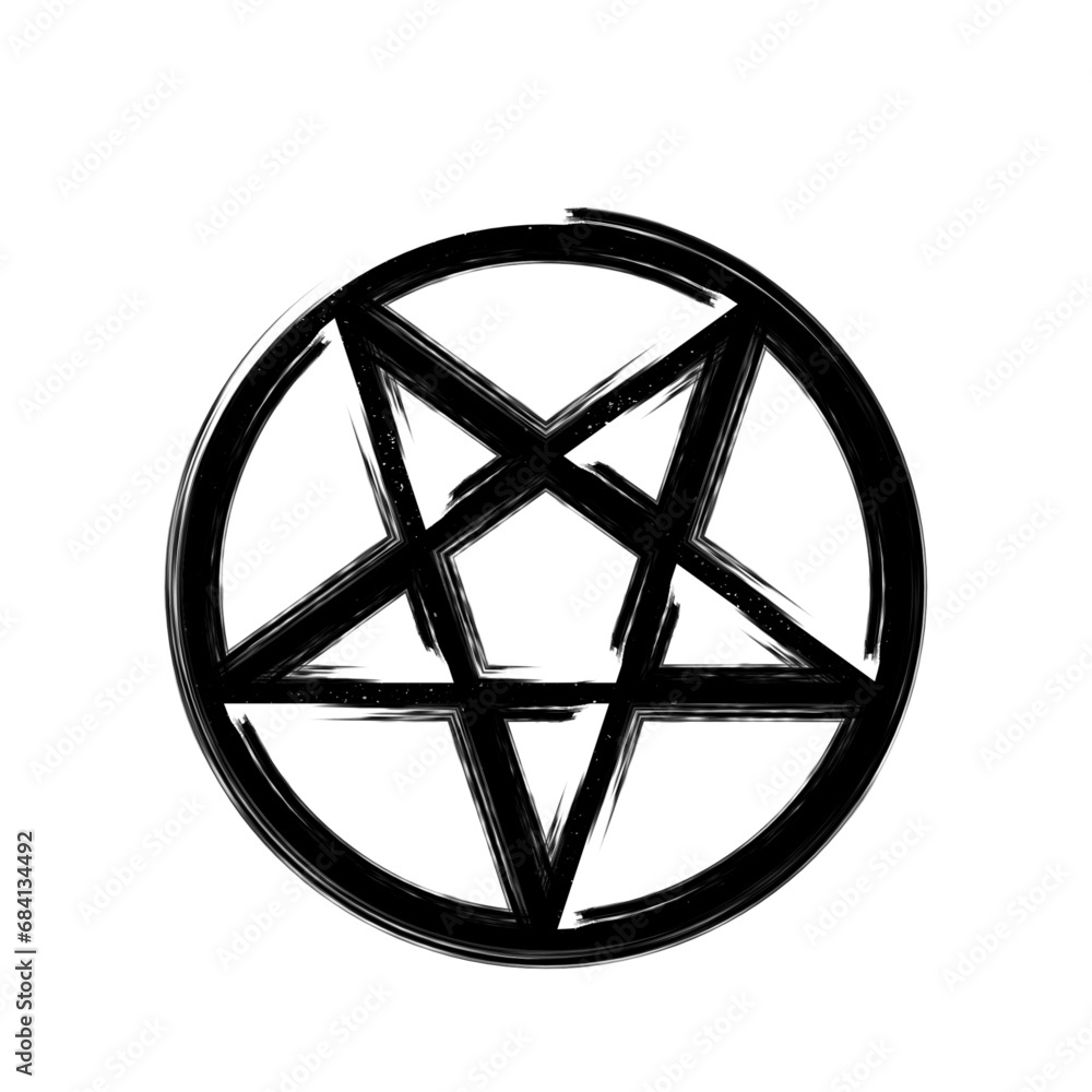 Obraz premium Pentagramm Symbol - Vektor