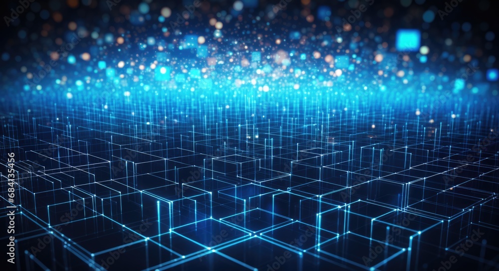 Digital Business in Cyberspace: Abstract Technology Big Data Background Concept Featuring Network Servers and Information Databases Digital Business in Cyberspace: Abstract Technology Big Data Background Concept Featuring Network Servers and Information Databases