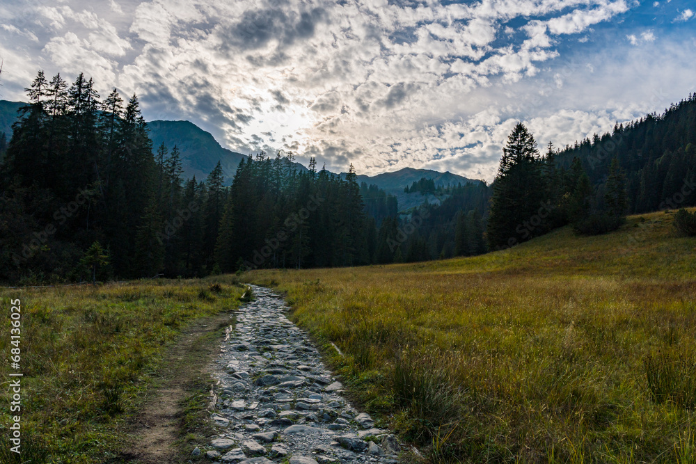 Autumn mountain tour on the Hoher Ifen in the Kleinwalsertal Allgau Alps Autumn mountain tour on the Hoher Ifen in the Kleinwalsertal Allgau Alps