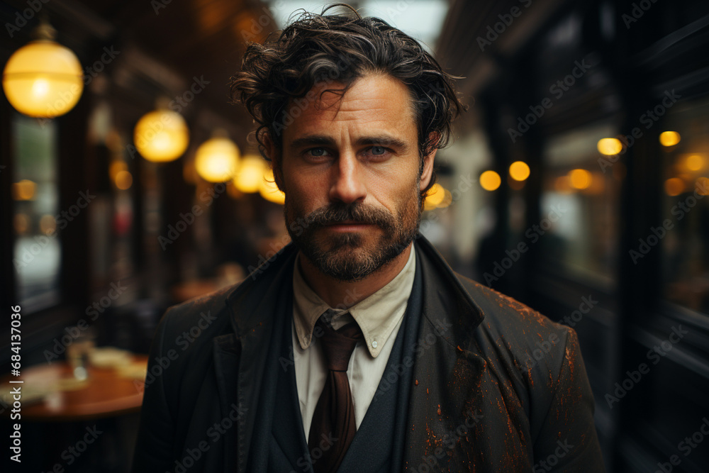 Portrait of serious and successful businessman Portrait of serious and successful businessman