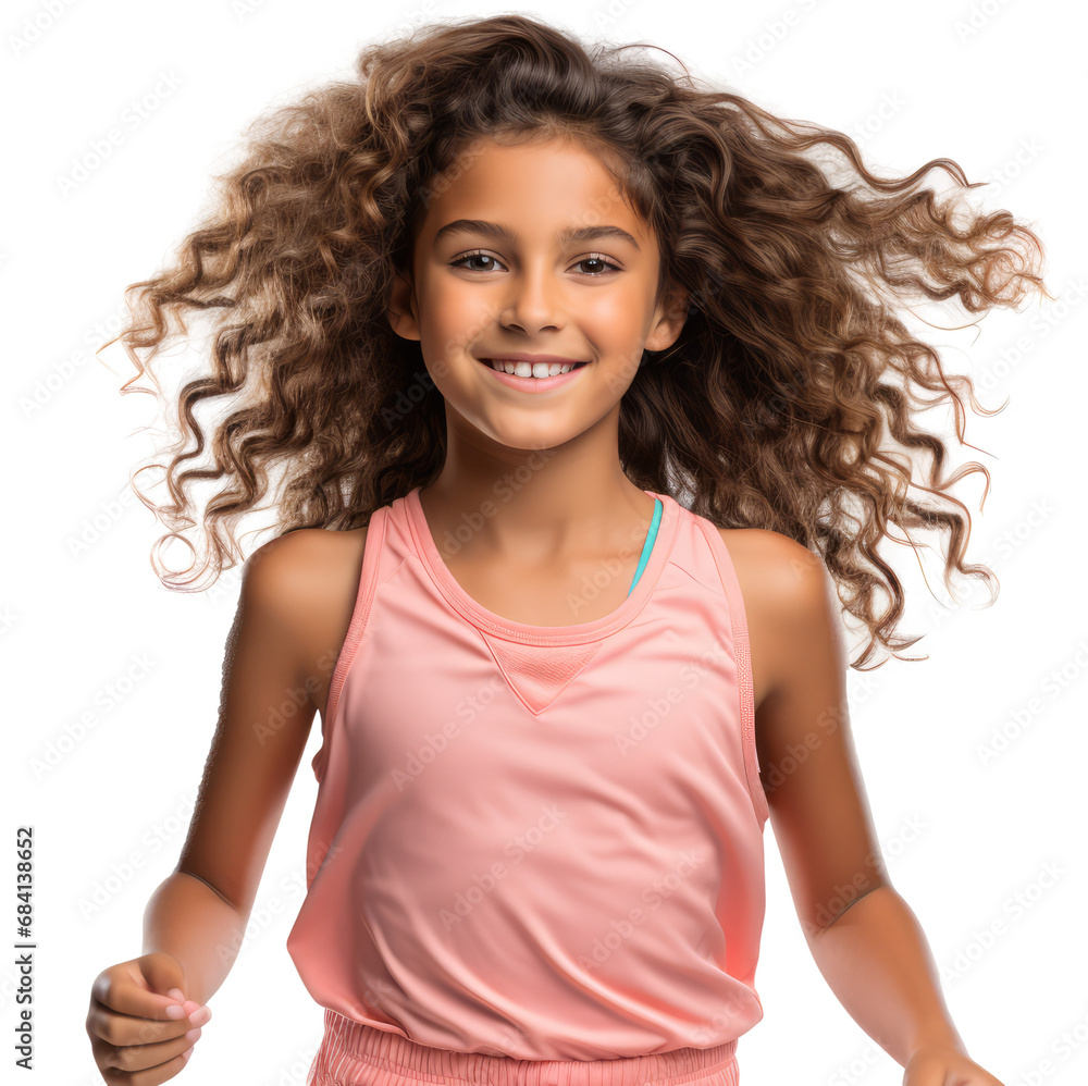 A Joyful Little Girl with Beautiful Long Hair Smiling isolated on transparent background A Joyful Little Girl with Beautiful Long Hair Smiling isolated on transparent background