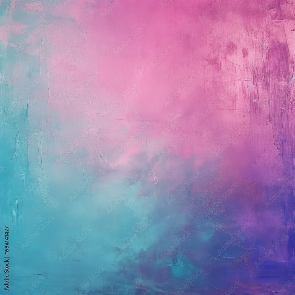 Discover the Stunning Symphony of Colors: Purple, Blue & Pink Painted Canvas - Journey into Abstract Art! Generative AI