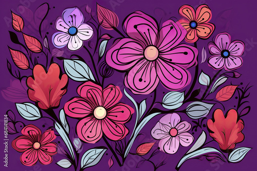 Wallpaper Mural Floral Background Floral Wallpaper Floral Image Flower Background Flower Image Flower Wallpaper Illustration  Torontodigital.ca