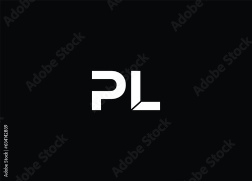 Creative Letters PL Logo Design Vector Template