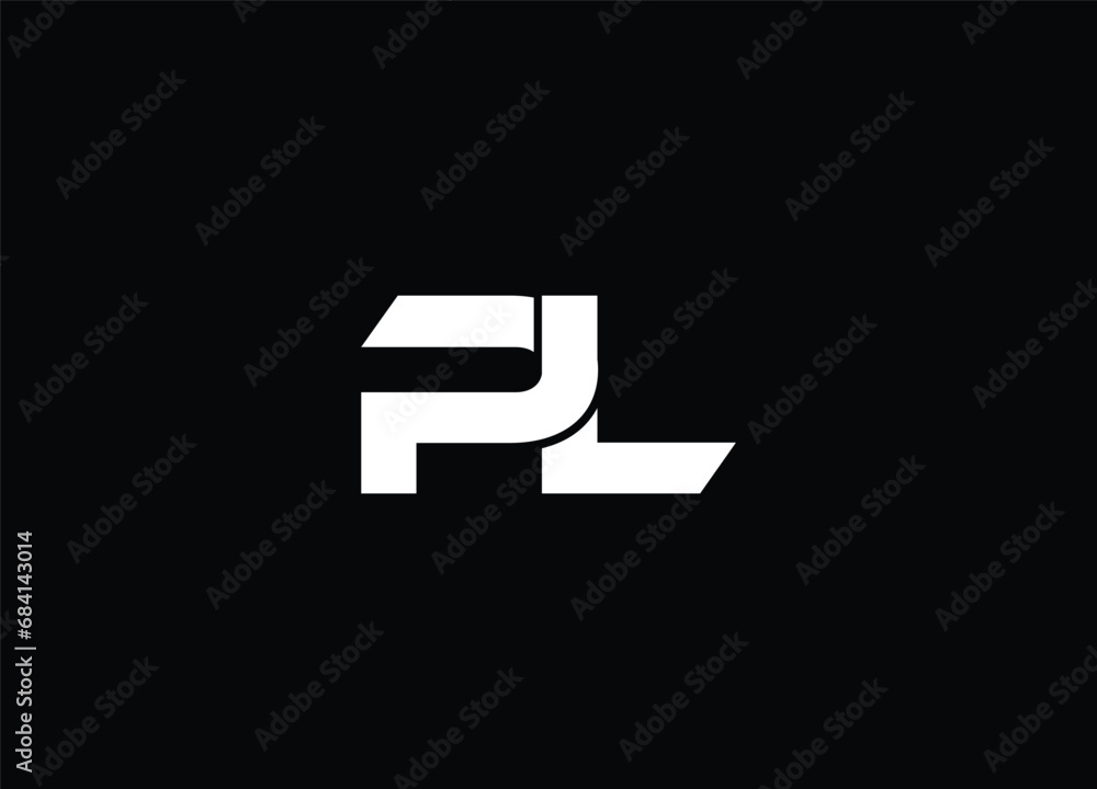 Creative Letters PL Logo Design Vector Template Creative Letters PL Logo Design Vector Template