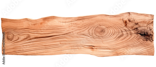 Beautiful board. Natural wood for decoration. Wooden sign/stand/backdrop. Isolated on a transparent background.