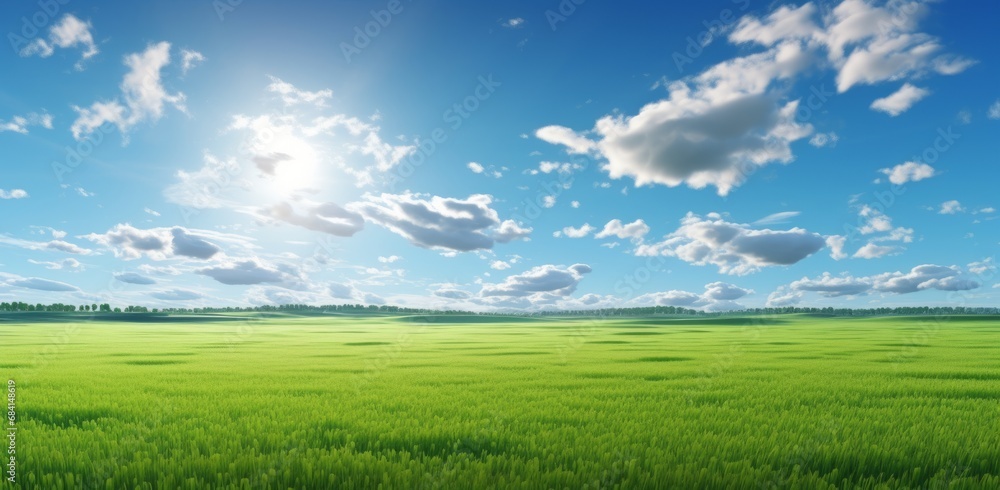 Embracing Nature's Serenity: An Exploration of Green Fields Under the Azure Sky Generative AI Embracing Nature's Serenity: An Exploration of Green Fields Under the Azure Sky Generative AI