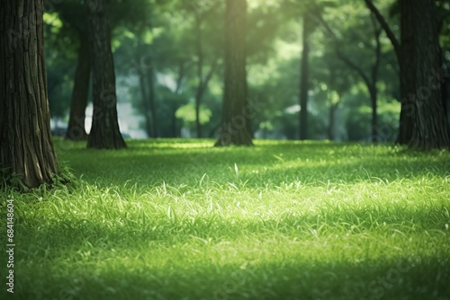 Vibrant and Fresh: An Alluring Green Grass Background Styling Inspiration Generative AI