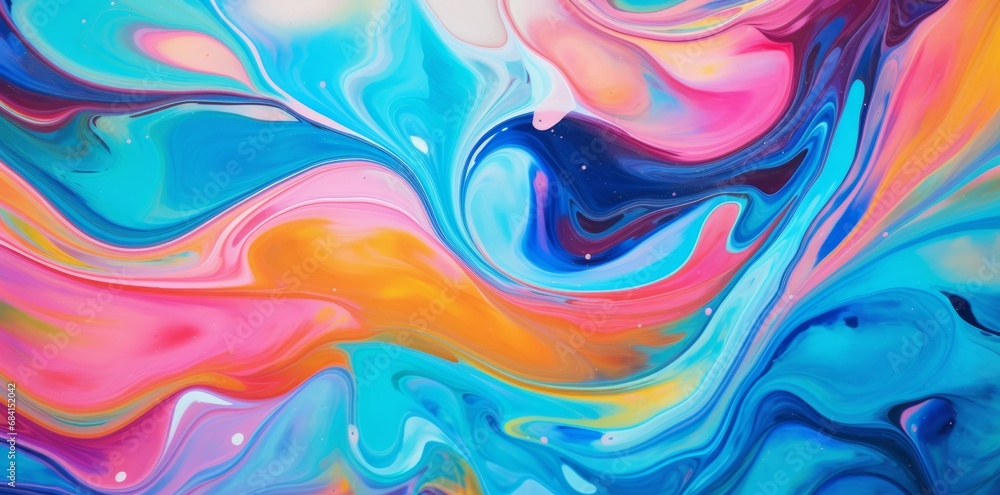 abstract colorful background with water