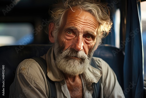 Elderly Individual Feeling Wistful recalling Lost Youths' Joys © ЮРИЙ ПОЗДНИКОВ
