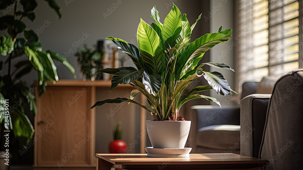 Arrowhead plant in a room Arrowhead plant in a room