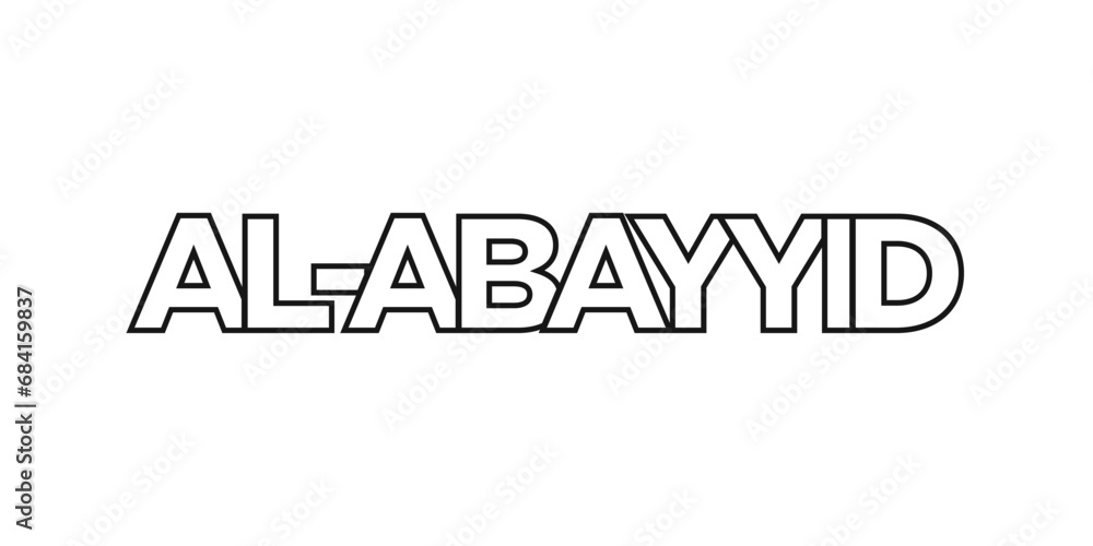 Al Abayyid in the Sudan emblem. The design features a geometric style, vector illustration with bold typography in a modern font. The graphic slogan lettering. Al Abayyid in the Sudan emblem. The design features a geometric style, vector illustration with bold typography in a modern font. The graphic slogan lettering.