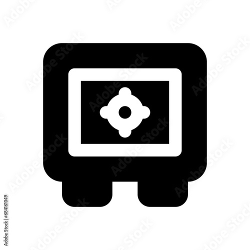 safebox glyph icon