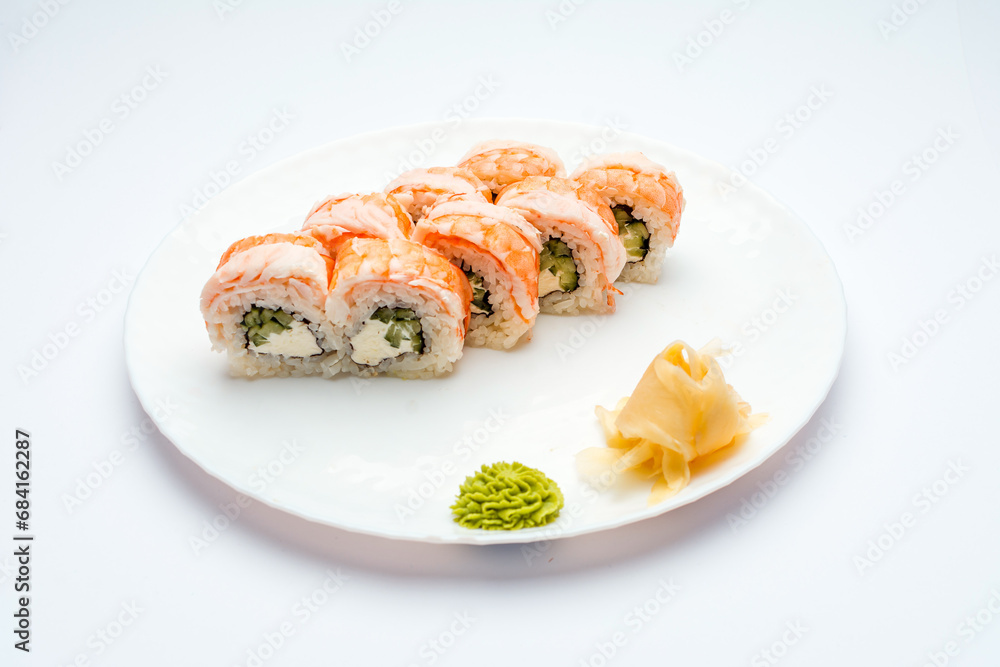 Japanese rice rolls