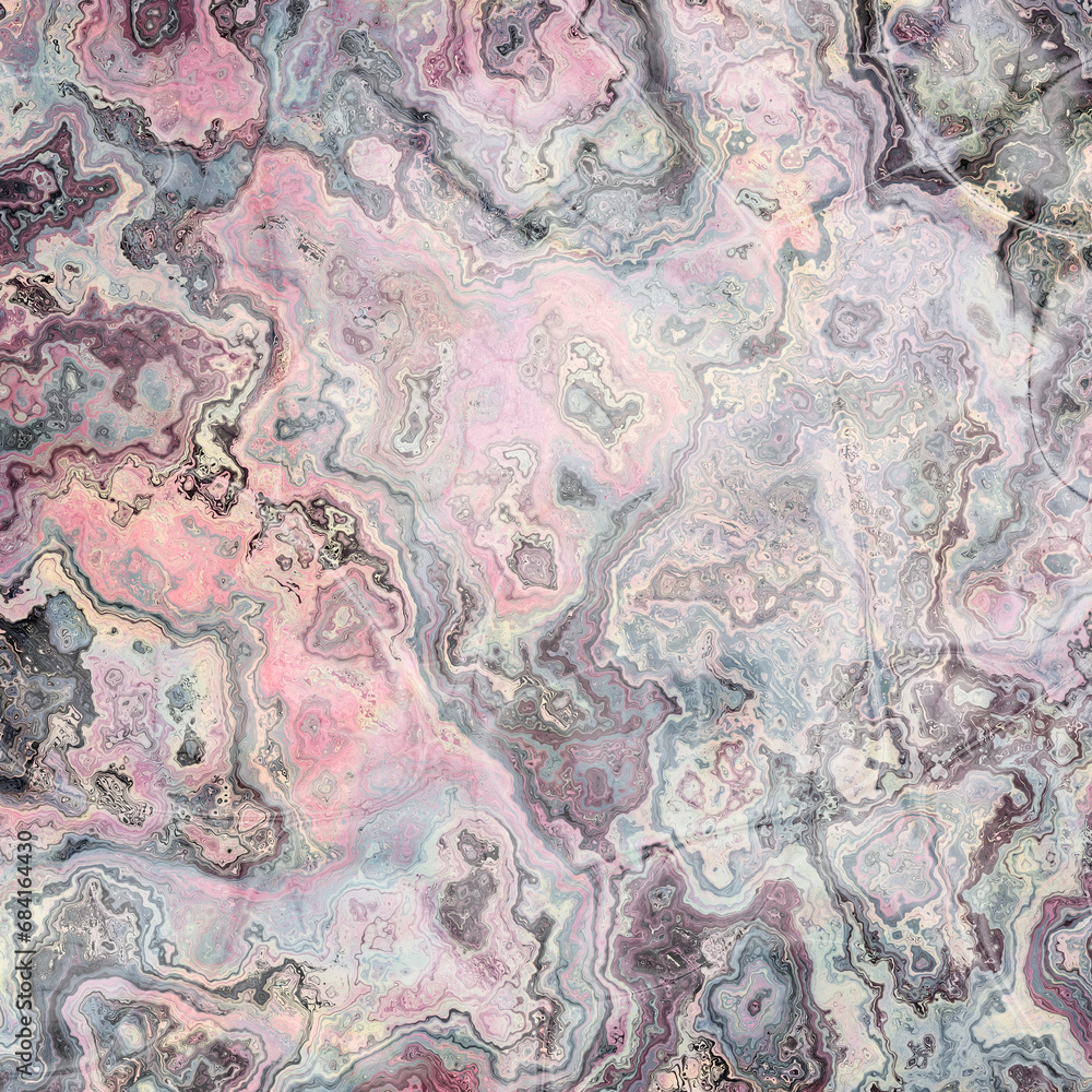 Fototapeta premium Abstract Marble texture. Fractal digital Art Background. High Resolution. Pink marble texture. Can be used for background or wallpaper
