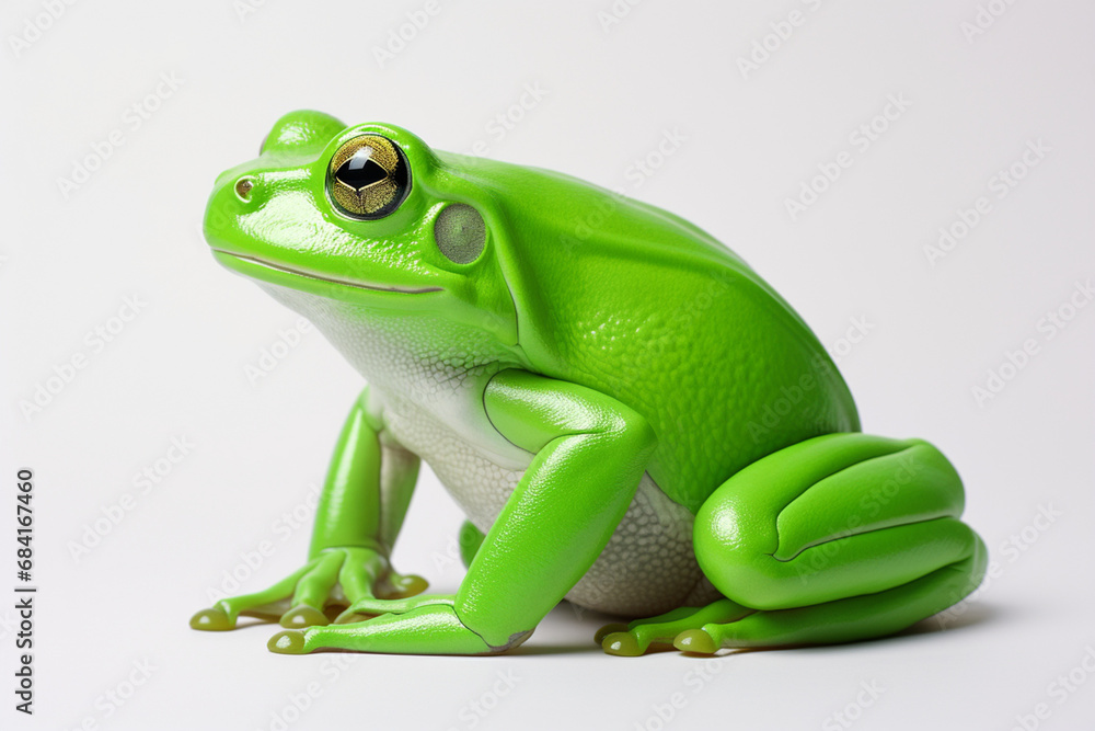 Fototapeta premium minimalist frog created with Generative Ai