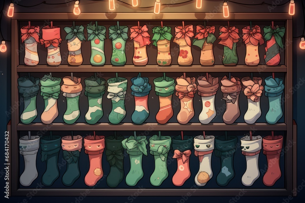 Christmas Stockings - Generative AI