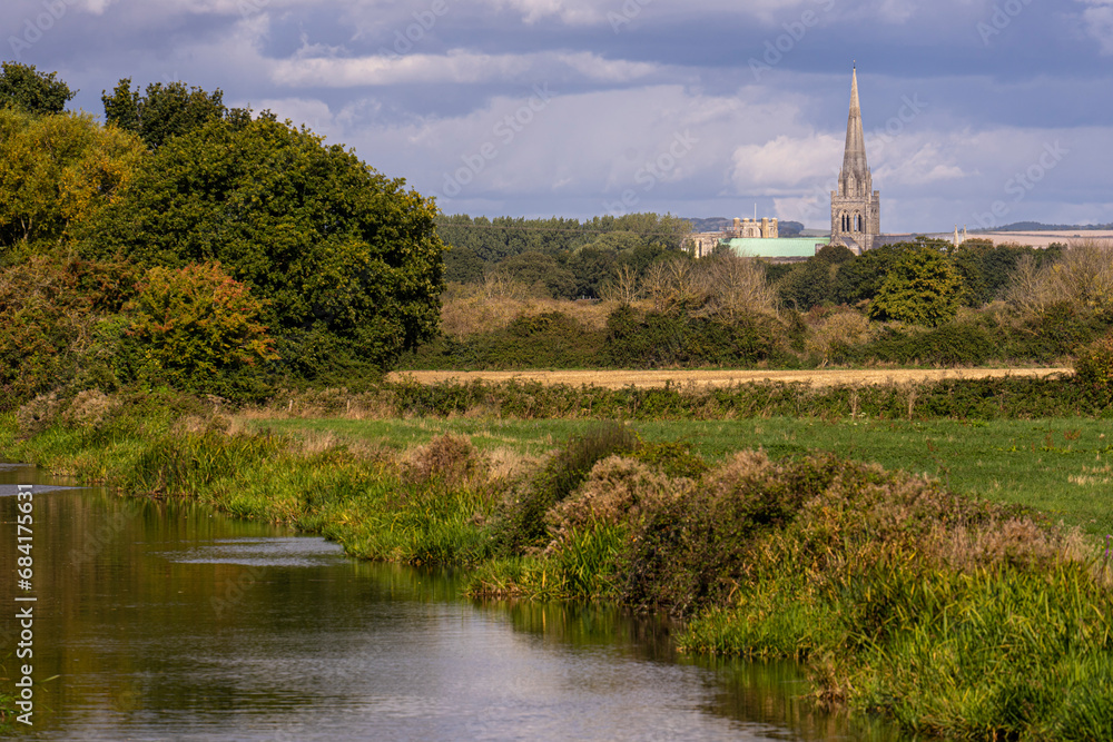Chichester canal and Cathedral