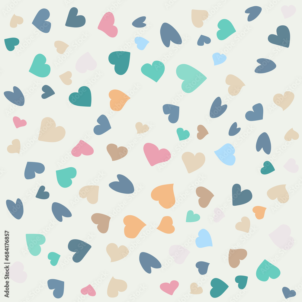 Seamless pattern Heart Shape Drawing. Valentines Day background. Vector holiday texture Seamless pattern Heart Shape Drawing. Valentines Day background. Vector holiday texture