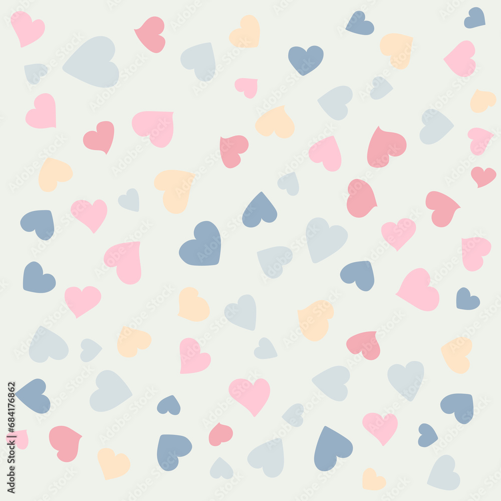 Seamless pattern Heart Shape Drawing. Valentines Day background. Vector holiday texture Seamless pattern Heart Shape Drawing. Valentines Day background. Vector holiday texture