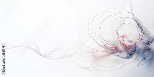 Wallpaper Mural abstract background with wave lines and curves inspired by tree and branch
 Torontodigital.ca