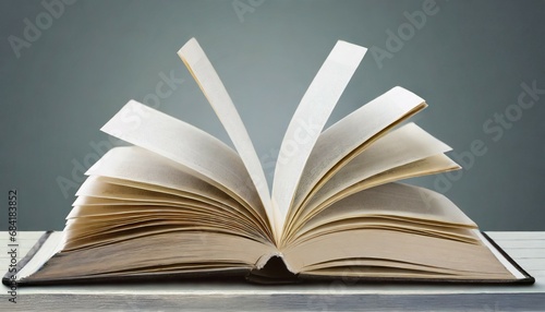 open book isolated on background